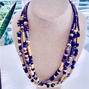 For her or for him 25” Boho multi strand necklace. For him, for her.